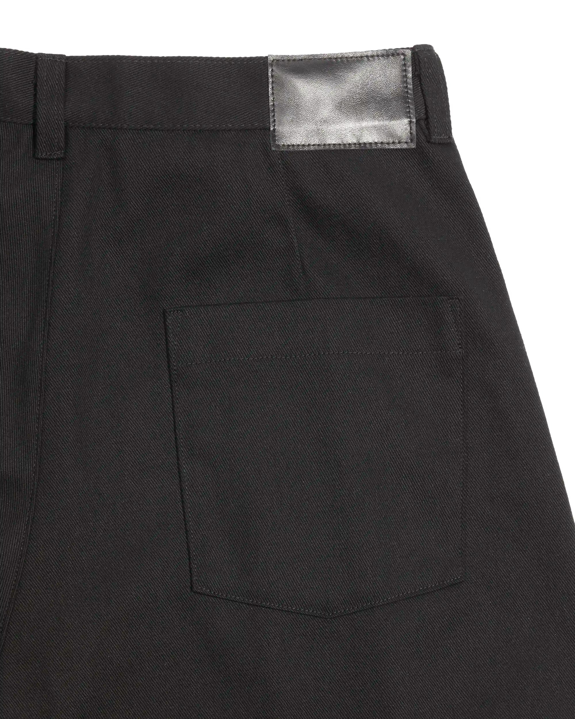 LaFrance Black Double Pleated Denim