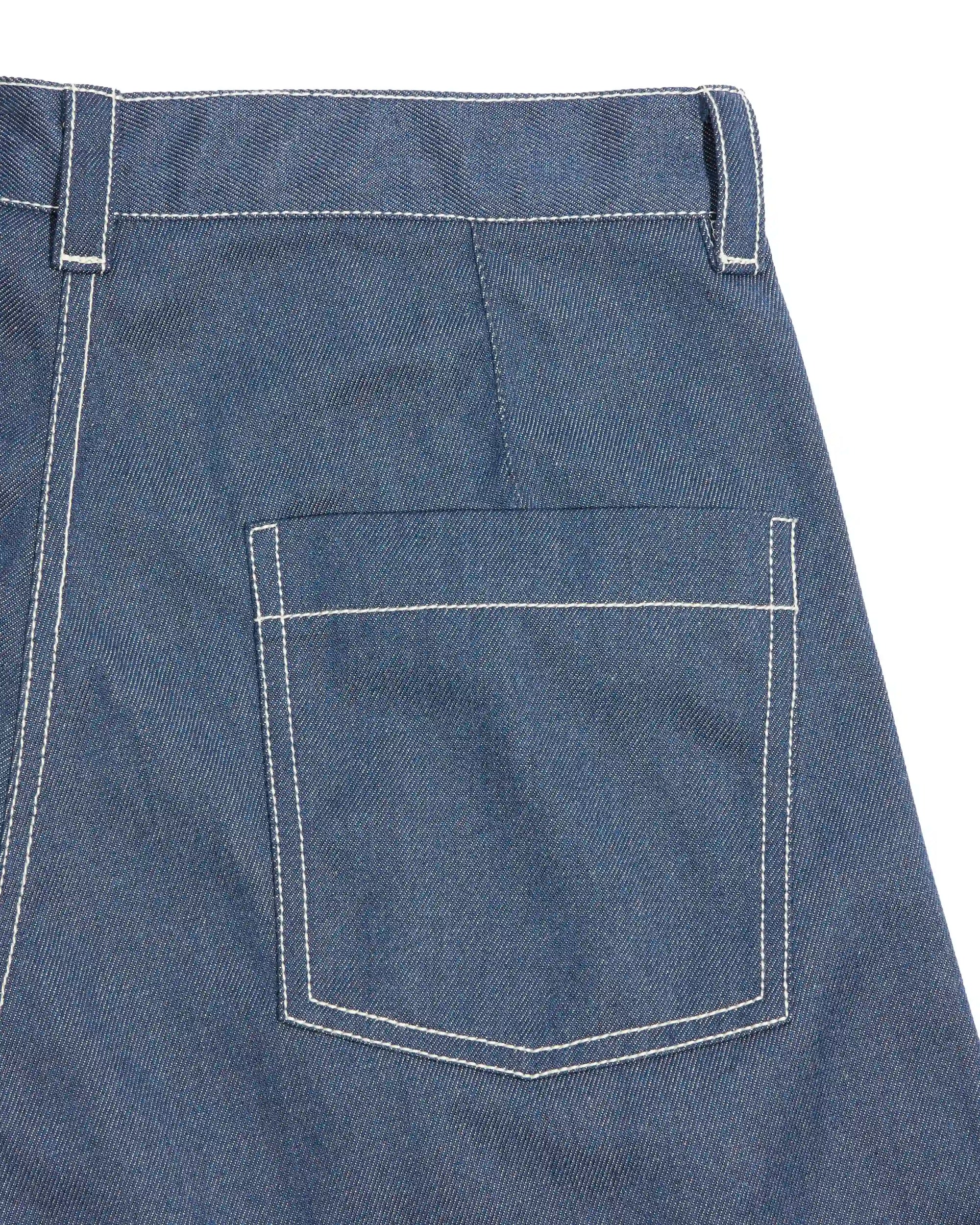 LaFrance Blue Double Pleated Denim